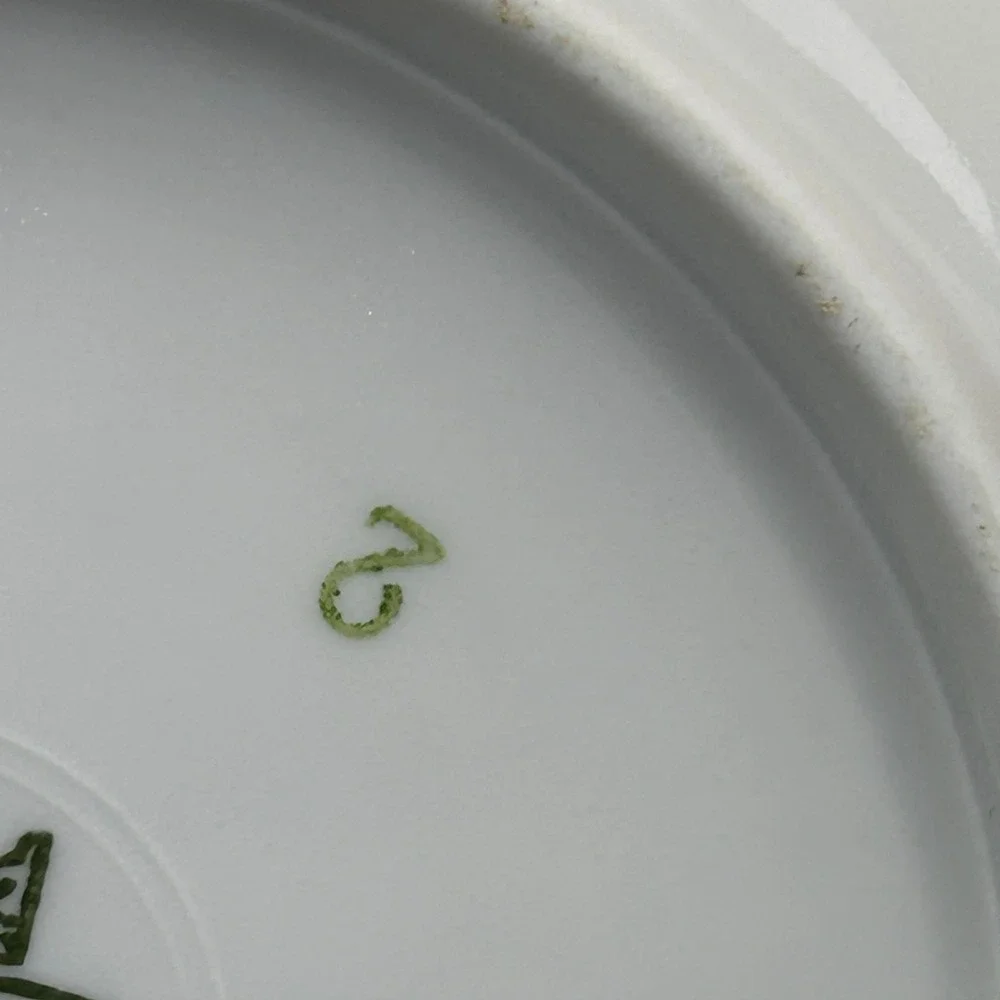 Favolina Karolina Jarolina‎ Poland 3879 Soup Bowl Silver Scalloped Floral 12